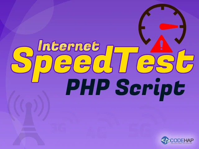 thumb Internet Speed Test PHP Script With Multiple ISP And Admin Panel