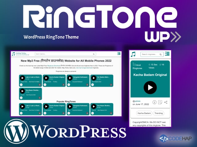 RingTone WordPress Theme