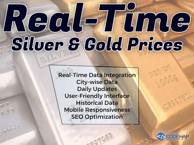 Real-time Silver And Gold Prices automatic PHP script