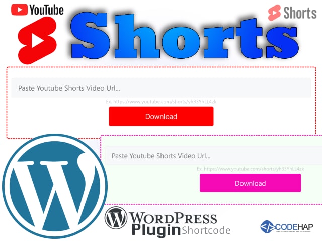 Youtube Shorts Videos Downloader WordPress Plugin | CodeHap.com