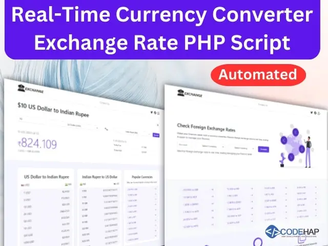 Real-Time Currency Converter Exchange Rate PHP Script